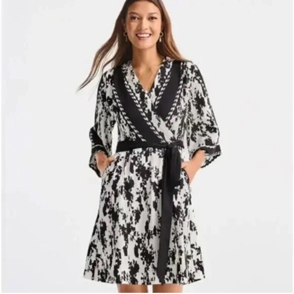 CAbi X Factor Dress Black & White - XXL